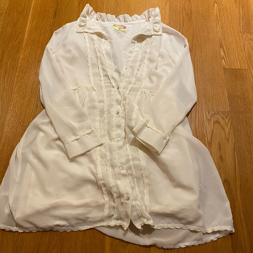 Mia Joy White Dress Size 12 (girls)